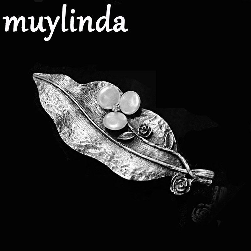 Pins, Brooches Muylinda Pearl Leaf Brooch Pin Vintage Leaves Metal Pins For Women Big Accessories, Gray
Pins, Brooches Muylinda Pearl Leaf Brooch Pin Vintage Leaves Metal Pins For Women Big Accessories, Gray
