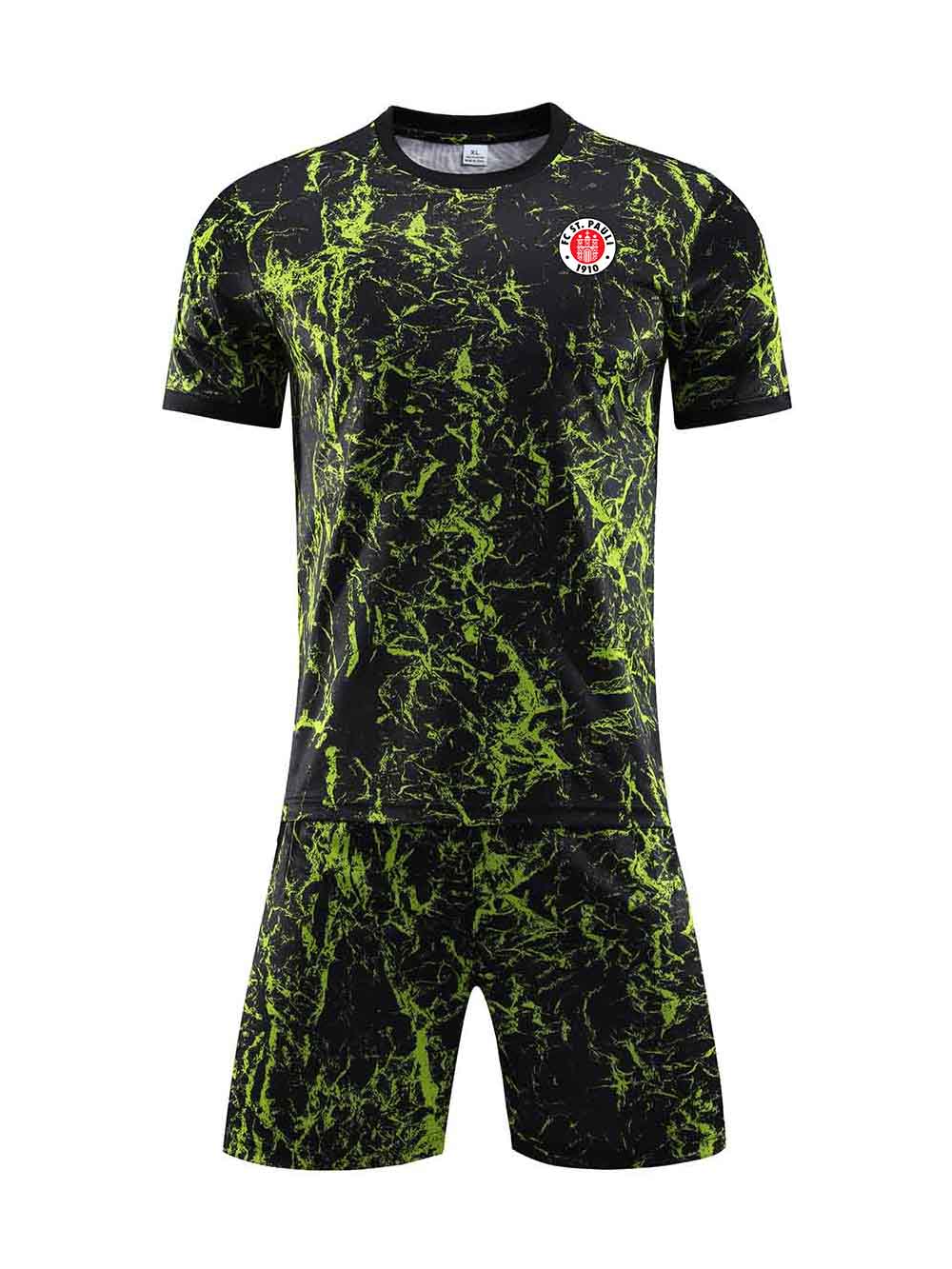 FC St. Pauli Adult Home Kits Short Football Training Tracksuits Top Digister Printing Jersey Pant Fast-dry Soccer Shirt Outdoor Sporswear, Gray
FC St. Pauli Adult Home Kits Short Football Training Tracksuits Top Digister Printing Jersey Pant Fast-dry Soccer Shirt Outdoor Sporswear, Gray