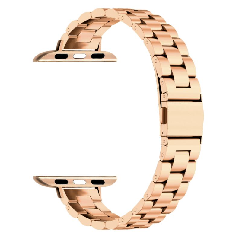 iWatch 7 Applicable for Apple Watch 14mm 3-bead Stainless Steel Strap Apple Watch 7 Metal Strap 41mm 45mm