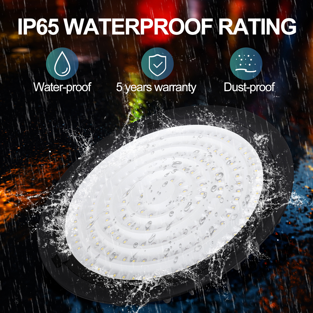 UFO LED High Bay Light 100W 200W 300W US Hook & Cable Industrial lights UFO Lamps high bay led light