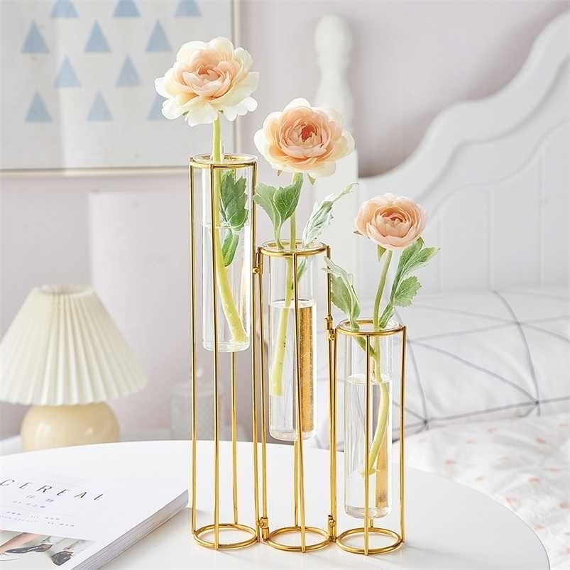 Glass Vase Hydroponic Home Decoration Accessories Flower Vases Glass Plant Holder Flower Arrangements Metal Vases Wedding Decor 220210
Glass Vase Hydroponic Home Decoration Accessories Flower Vases Glass Plant Holder Flower Arrangements Metal Vases Wedding Decor 220210