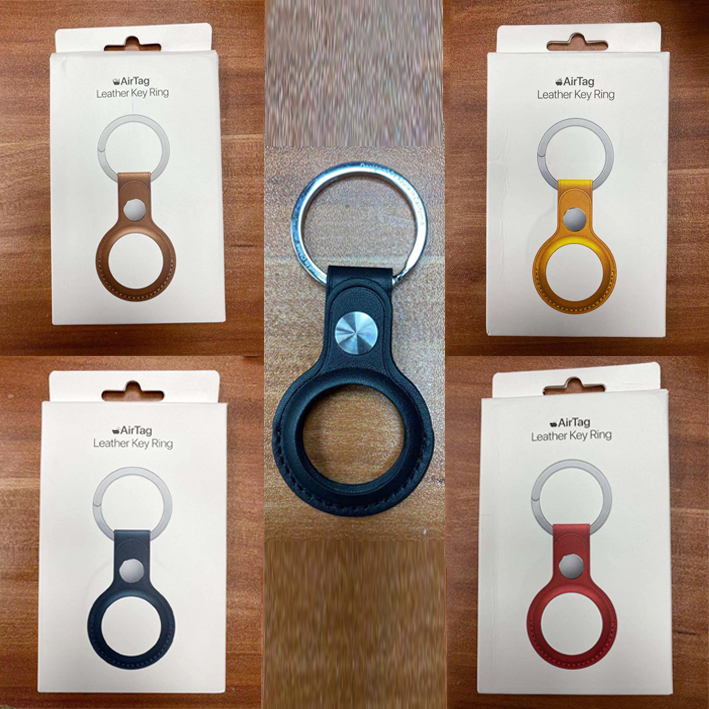 AirTag Leather Key Ring Cases with Official Words Retail Box 5 Colors Genuine Leather-made, Blue
AirTag Leather Key Ring Cases with Official Words Retail Box 5 Colors Genuine Leather-made, Blue