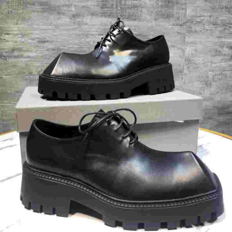 Rhino horn leather shoes rhino derby shoes Triangular toe Gear rubber outsole Increased lacing, Color1
Rhino horn leather shoes rhino derby shoes Triangular toe Gear rubber outsole Increased lacing, Color1