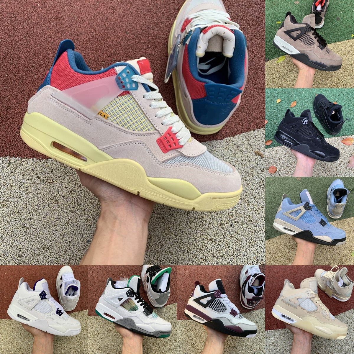 2021 high 4 men women basketball shoes Cactus Jack White Cement University Blue mens sneakers Sail 4s Fire Red Union Guava Ice Metallic Purple trainer sports shoe, 24
2021 high 4 men women basketball shoes Cactus Jack White Cement University Blue mens sneakers Sail 4s Fire Red Union Guava Ice Metallic Purple trainer sports shoe, 24