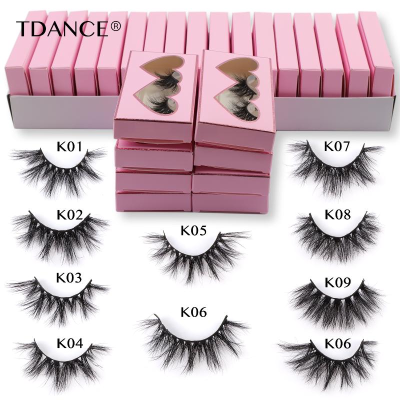 False Eyelashes TDANCE Wholesale Lashes 10/20/50/100 Pairs 3D Mink 16mm-21mm Thick Fake Lash Makeup Natural Long Eyelash Cils
False Eyelashes TDANCE Wholesale Lashes 10/20/50/100 Pairs 3D Mink 16mm-21mm Thick Fake Lash Makeup Natural Long Eyelash Cils