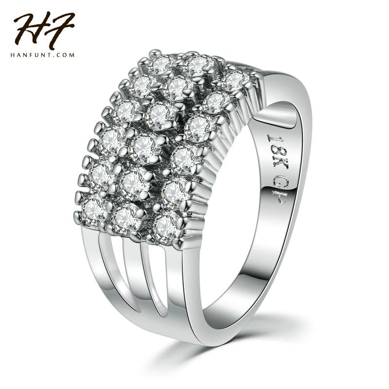 Wedding Rings Sliver Color Luxury Bijoux Fashion & Engagement Ring Made With + CZ Crystal Jewelry For Women Sale R517, Slivery;golden
Wedding Rings Sliver Color Luxury Bijoux Fashion & Engagement Ring Made With + CZ Crystal Jewelry For Women Sale R517, Slivery;golden
