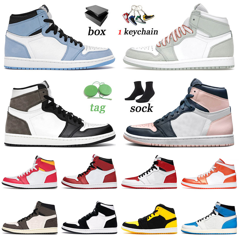 High Quality With Box Jordan1s Basketball Shoes 1 1s Mens Women Jumpman University Blue Seafoam Dark Mocha Atmosphere Air Jorden Retro Trainers Sneakers, B42 cactus jack 36-45
High Quality With Box Jordan1s Basketball Shoes 1 1s Mens Women Jumpman University Blue Seafoam Dark Mocha Atmosphere Air Jorden Retro Trainers Sneakers, B42 cactus jack 36-45
