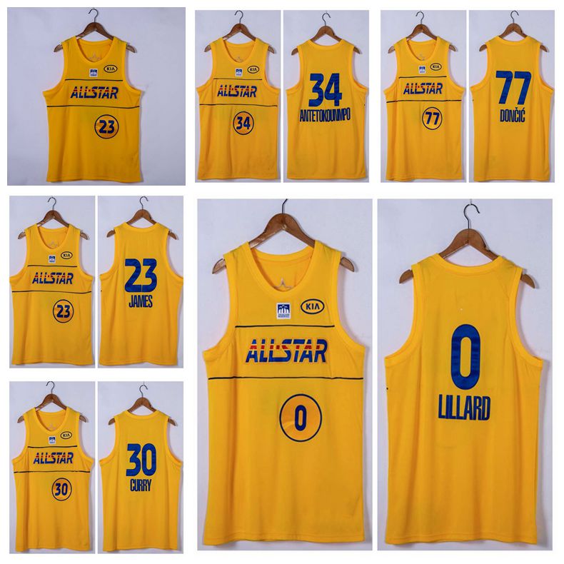 77 Doncic Giannis 34 Antetokounmpo Basketball Jerseys Stephen 30 Curry 0 Lillard Jersey West 2021 City Mens edition 100% Stitched Yellow, As photo
77 Doncic Giannis 34 Antetokounmpo Basketball Jerseys Stephen 30 Curry 0 Lillard Jersey West 2021 City Mens edition 100% Stitched Yellow, As photo