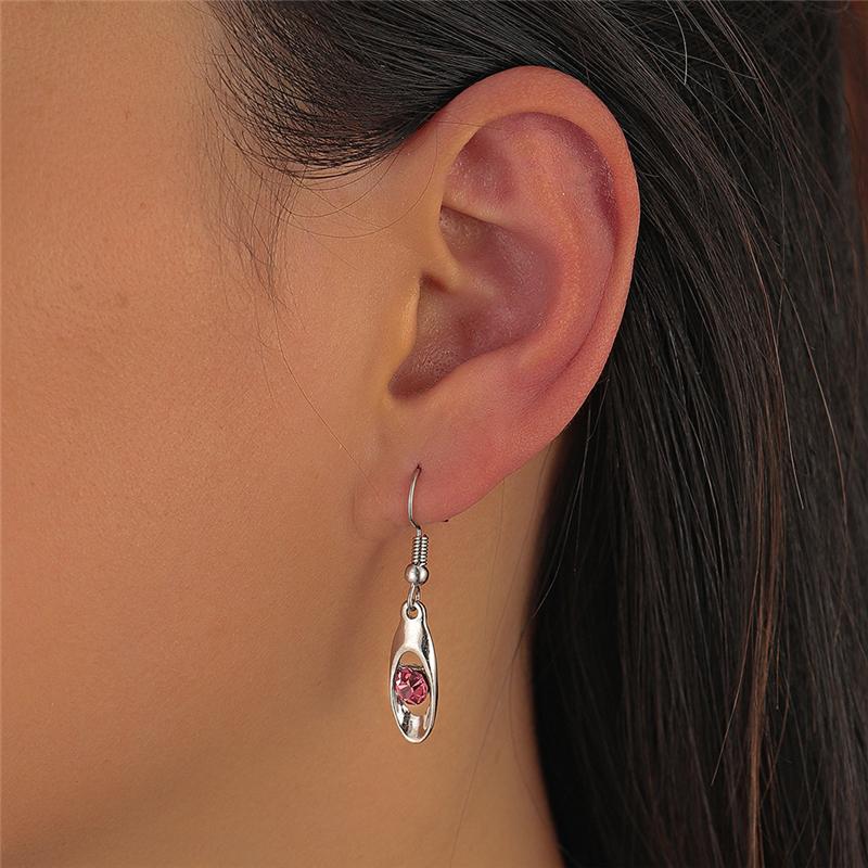 Dangle & Chandelier Exquisite Pink Rhinestone Geometric Earrings Elegant Lady Wedding Engagement Silver Color Fashion Jewelry Gift
Dangle & Chandelier Exquisite Pink Rhinestone Geometric Earrings Elegant Lady Wedding Engagement Silver Color Fashion Jewelry Gift