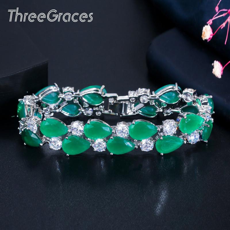 Other Bracelets ThreeGraces Charming Silver Color Emerald Green Cubic Zirconia Stone Large Wide Bridal Wedding Bangle For Brides BR113, Golden;silver
Other Bracelets ThreeGraces Charming Silver Color Emerald Green Cubic Zirconia Stone Large Wide Bridal Wedding Bangle For Brides BR113, Golden;silver