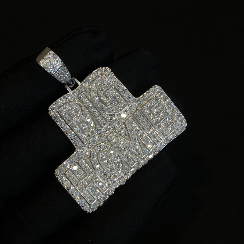Pendant Necklaces Street Retro Couple 925 Silver Zircon Diamond-encrusted Hip-hop BIG HOME Necklace
Pendant Necklaces Street Retro Couple 925 Silver Zircon Diamond-encrusted Hip-hop BIG HOME Necklace