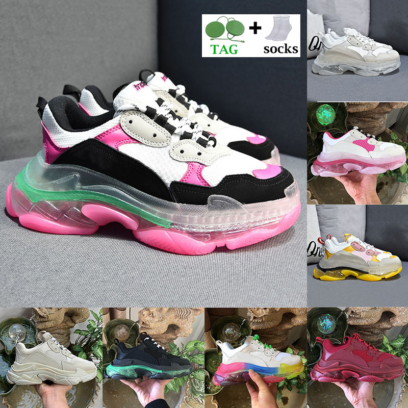 2022 Italy Crystal Clear Sole Triple s Platform Casual Sports Shoes Designer Paris 17FW for mens women Fashion Vintage Old Dad Sneakers Trainers 36-45, A02 36-40
2022 Italy Crystal Clear Sole Triple s Platform Casual Sports Shoes Designer Paris 17FW for mens women Fashion Vintage Old Dad Sneakers Trainers 36-45, A02 36-40