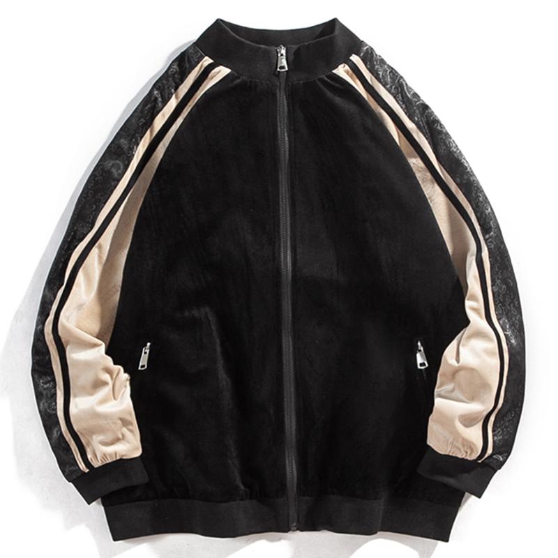 Men' Jackets Hip Hop Stitching Cashew Flower Wintercoat Men Women Streetwear Pocket Decoration 2021 Harajuku Jacket, Black
Men' Jackets Hip Hop Stitching Cashew Flower Wintercoat Men Women Streetwear Pocket Decoration 2021 Harajuku Jacket, Black