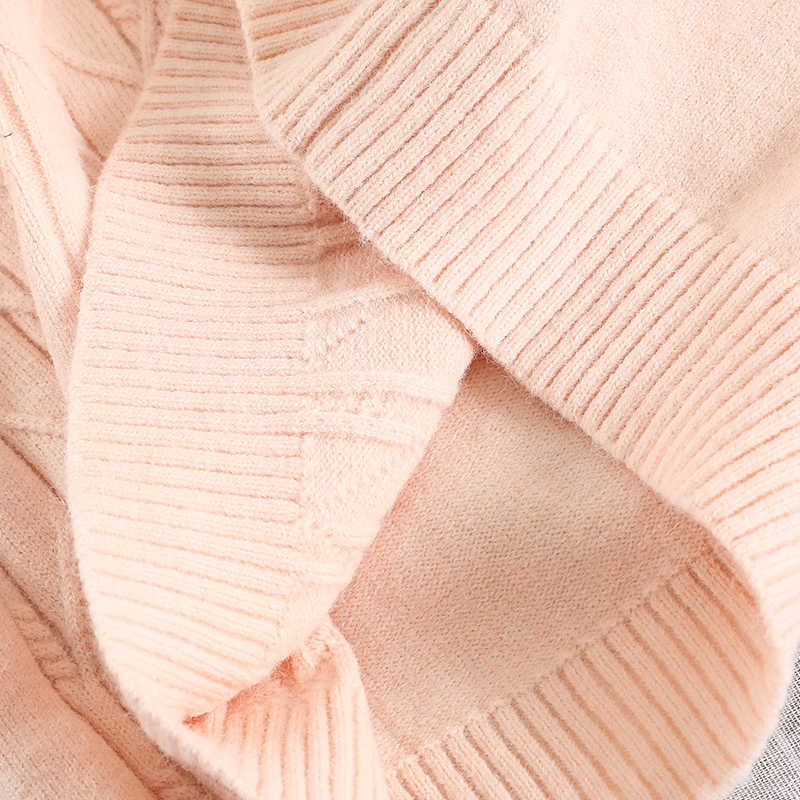 DEAT Women Temperament Slim Knitted Dress Long Sleeve Round Collar High Waist ButtonFashion Spring Autumn MZ970 210709