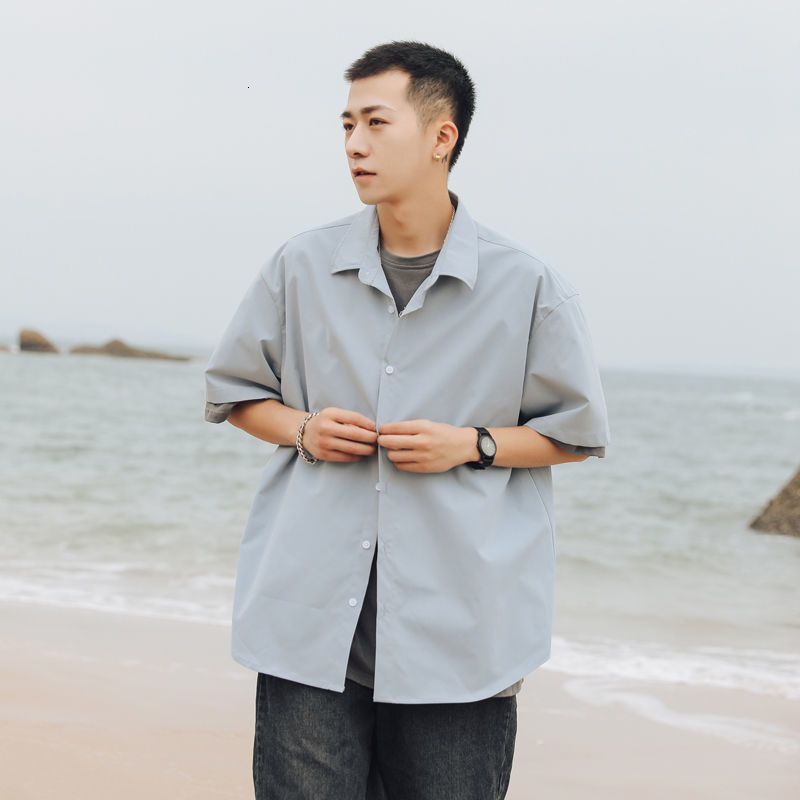 Men's Casual Shirts Summer 6 Solid Color Short Sleeve Cotton Clothes Hawaiian Shirt Camisa Masculina French Cuff Plus Size M-2XL 1, Gray
Men's Casual Shirts Summer 6 Solid Color Short Sleeve Cotton Clothes Hawaiian Shirt Camisa Masculina French Cuff Plus Size M-2XL 1, Gray