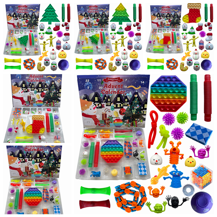 Christmas Fidget Toys Advent Calender 24 Days Countdown Calendar Simple Dimple Decompression Toy Push Bubbles Xmas Gift RRA4405
Christmas Fidget Toys Advent Calender 24 Days Countdown Calendar Simple Dimple Decompression Toy Push Bubbles Xmas Gift RRA4405
