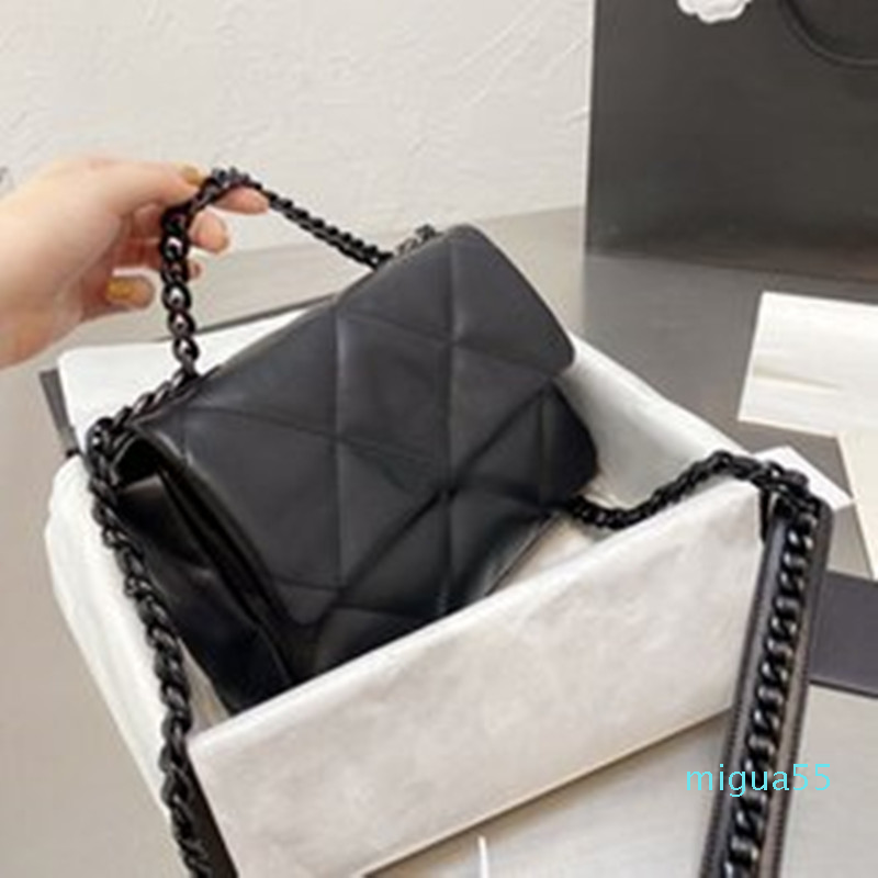 designer Vintage Classic Designer Women Square Flap Bags Quilted Small Metallic Black 25*16*7cm Vanity Camera Baguette Multi Pochette