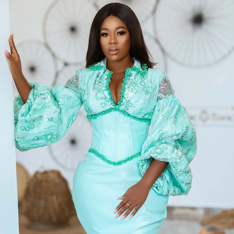 2022 Plus Size Arabic Aso Ebi Sky Blue Mermaid Prom Dresses Lace Beaded Luxurious Evening Formal Party Second Reception Birthday Gowns Dress ZJ403