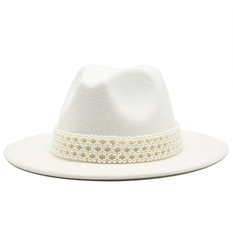 Berets Women Wide Brim Imitation Wool Felt Fedora Hats Fashion Church Party Female Dress Pearl Ribbon Decor White D6PS, Purple
Berets Women Wide Brim Imitation Wool Felt Fedora Hats Fashion Church Party Female Dress Pearl Ribbon Decor White D6PS, Purple