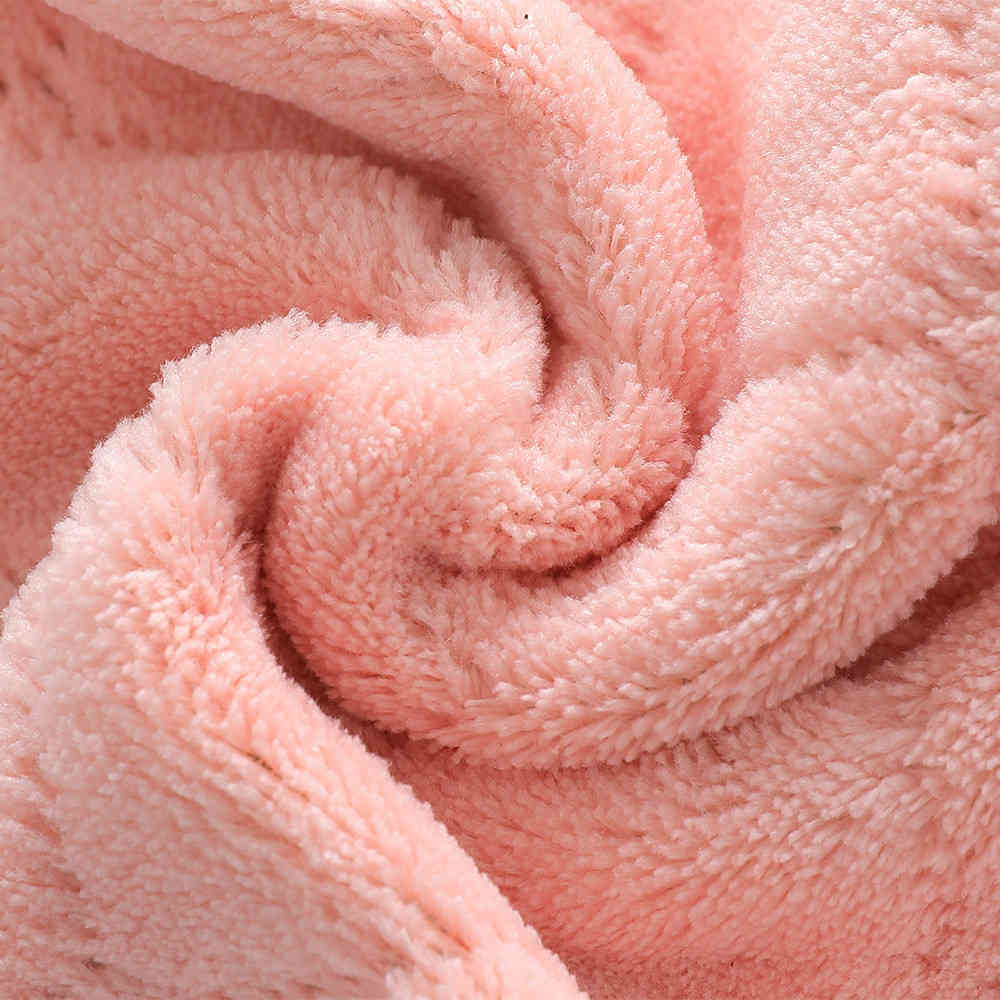 Coral non-stick oil velvet hanging hand towels kitchen dishclout cleaning towel home kitchen cleaning cloth gout transport