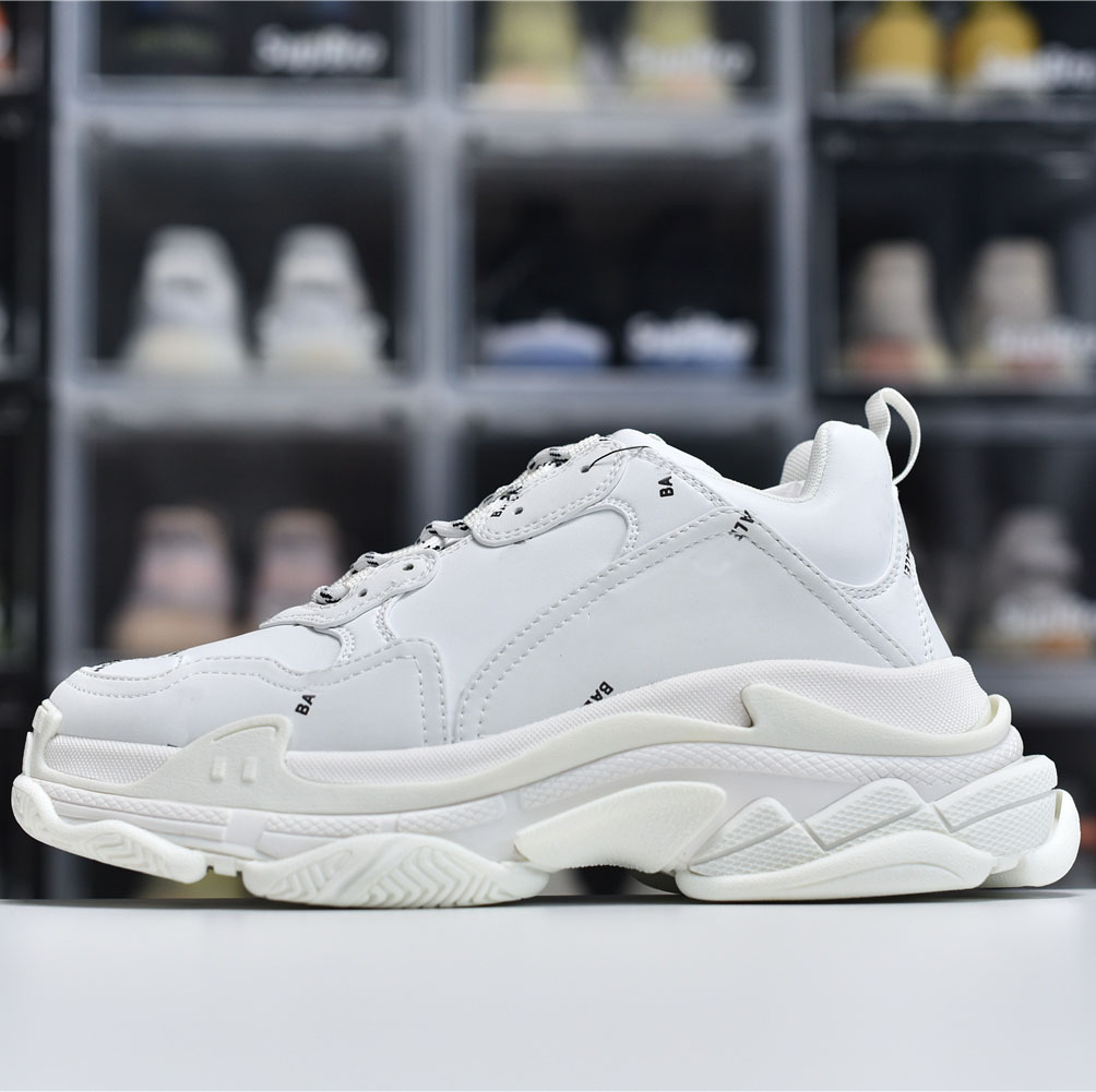 17FW Pairs Triple S Clear Sole Men Women Casual Shoes Fashion Crystal Bottom All White Black Green Pink Yellow Rainbow Sports Outdoor Old Dad Shoe, Customize
17FW Pairs Triple S Clear Sole Men Women Casual Shoes Fashion Crystal Bottom All White Black Green Pink Yellow Rainbow Sports Outdoor Old Dad Shoe, Customize