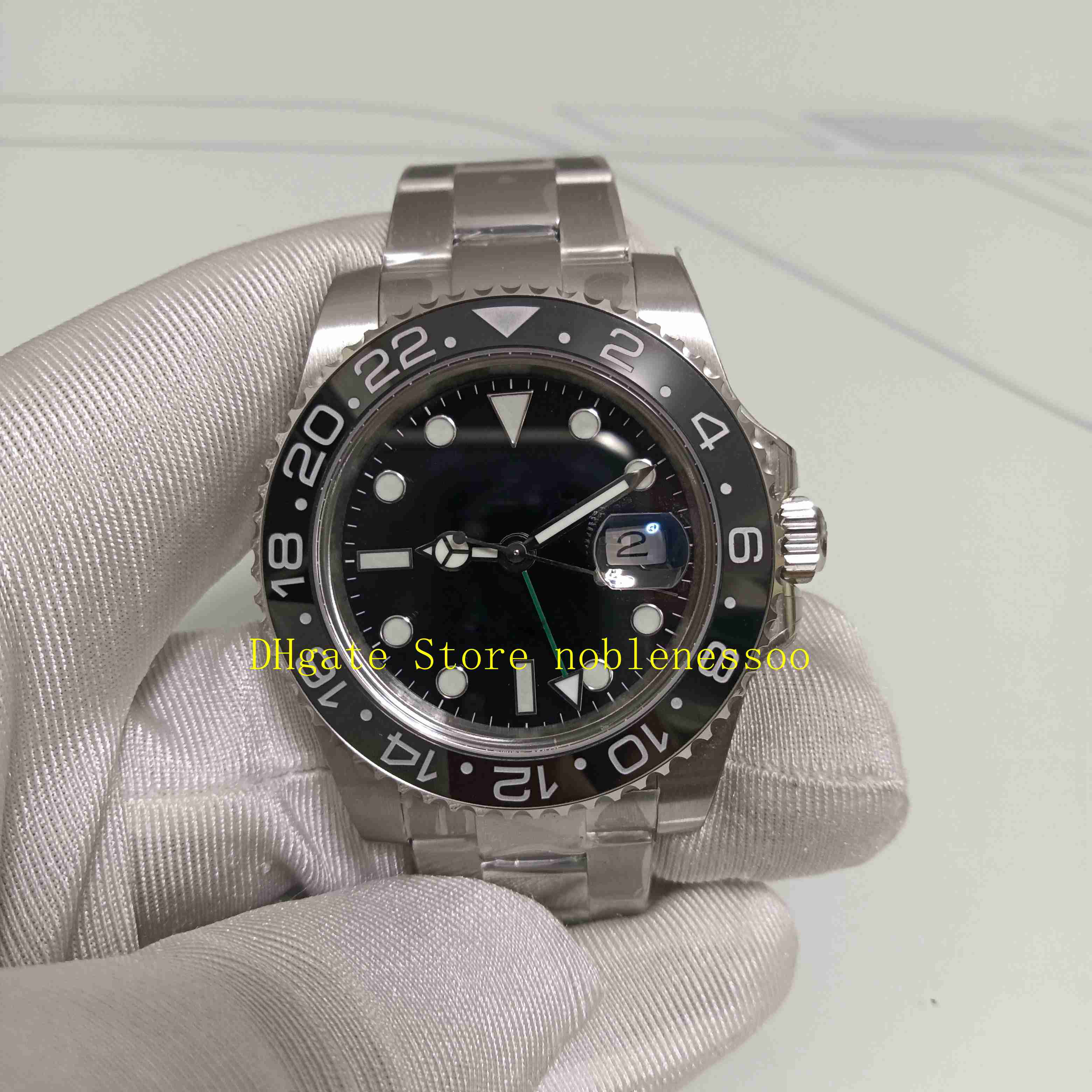 2 Color Real Photo BP Factory Watch Mens 40mm 116710 116710LN Ceramic Bezel Black Dial Stainless Steel Bracelet Asia 2813 Movement Automatic Men Watches, 01
2 Color Real Photo BP Factory Watch Mens 40mm 116710 116710LN Ceramic Bezel Black Dial Stainless Steel Bracelet Asia 2813 Movement Automatic Men Watches, 01