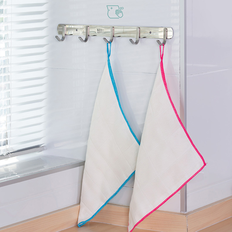 Kitchen Cleaning Cloth Dish Washing Towel Bamboo Fiber Eco Friendly Bamboo Cleanier Clothing Set9987486