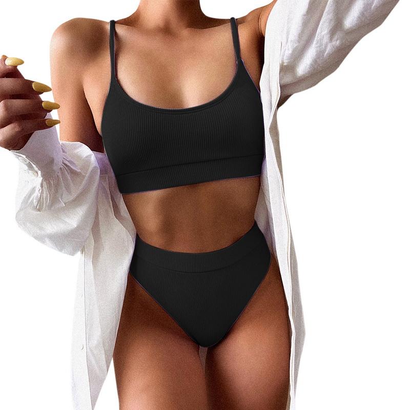 Women' Swimwear Sexy High Waist Bikinis 2021 Swimsuits Women Splicing Beachwear Suits Female Swimsuit Split Bikini, Green
Women' Swimwear Sexy High Waist Bikinis 2021 Swimsuits Women Splicing Beachwear Suits Female Swimsuit Split Bikini, Green