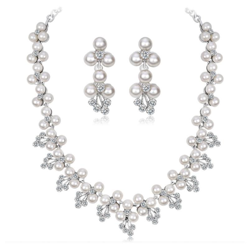 Earrings & Necklace Ladies Wholesale Costume Jewelry Sets Of Sweet Romantic Bridal Wedding Party, Silver
Earrings & Necklace Ladies Wholesale Costume Jewelry Sets Of Sweet Romantic Bridal Wedding Party, Silver
