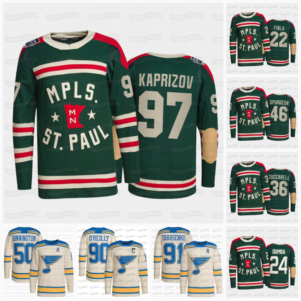 97 Kirill kaprizov Minnesota Wild 2022 Winter Classic Jersey St. Louis Blues Jared Spurgeon Kevin Fiala Mats Zuccarello Ryan O'Reilly Vladimir Tarasenko Binnington, 91 vladimir tarasenko
97 Kirill kaprizov Minnesota Wild 2022 Winter Classic Jersey St. Louis Blues Jared Spurgeon Kevin Fiala Mats Zuccarello Ryan O'Reilly Vladimir Tarasenko Binnington, 91 vladimir tarasenko