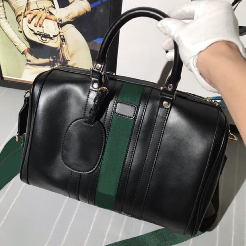 5A+ Brand Designer Travel Boston Bag Men Women Fashion Top Quality Luxury Cylinder Leather Original Handbag Diagonal Cross Bags Size 34*22*18cm, Black
5A+ Brand Designer Travel Boston Bag Men Women Fashion Top Quality Luxury Cylinder Leather Original Handbag Diagonal Cross Bags Size 34*22*18cm, Black