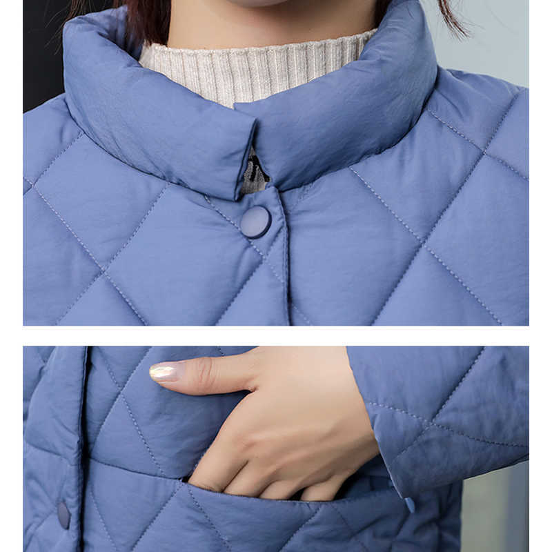 Women Parkas Jackets Winter Lady Casual Short Coats M~3XL Basic Woman Long Sleeve Female Chaquetas Outwear Coat 211013