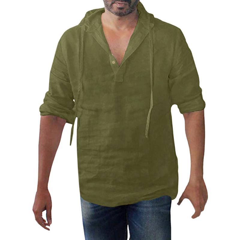 Mens Classical Shirt Single Baggy Linen Cotton Tops Solid Color Button Plus Size Long Sleeve Hooded Shirts Tops High Quality, White;black
Mens Classical Shirt Single Baggy Linen Cotton Tops Solid Color Button Plus Size Long Sleeve Hooded Shirts Tops High Quality, White;black
