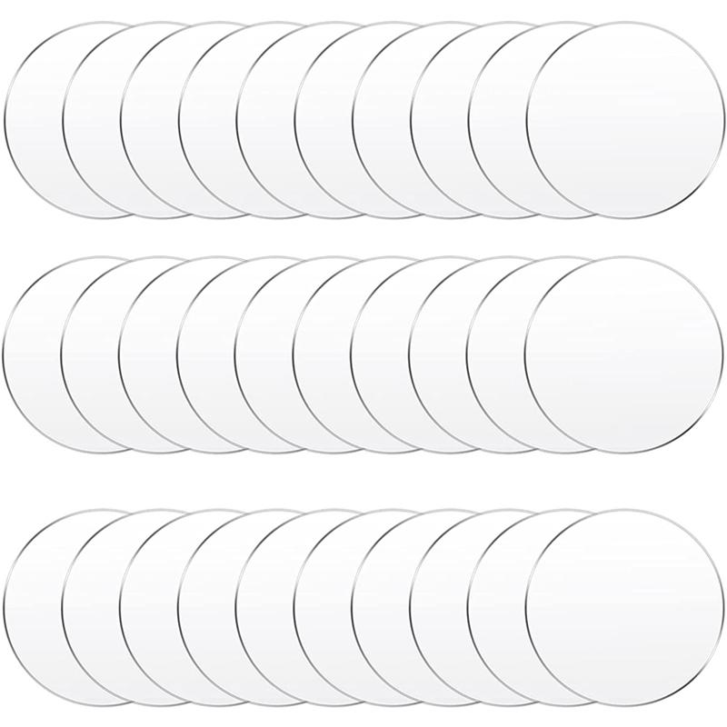Keychains 30 Pieces Of Transparent Acrylic Circle For Art Projects And DIY Beverage Or Furniture Protection
Keychains 30 Pieces Of Transparent Acrylic Circle For Art Projects And DIY Beverage Or Furniture Protection