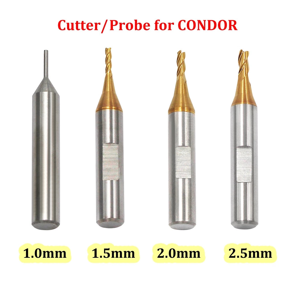Xhorse 1.0mm 1.5mm 2.0mm 2.5mm Milling Cutter Probe for CONDOR XC MINI Plus XC-007 Dolphin XP-005 XP-007 Key Cutting Machine
Xhorse 1.0mm 1.5mm 2.0mm 2.5mm Milling Cutter Probe for CONDOR XC MINI Plus XC-007 Dolphin XP-005 XP-007 Key Cutting Machine