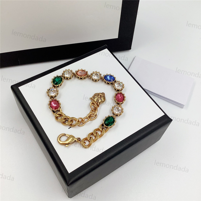 Colorful Rhinestone Charm Bracelet Tiger Head Pendants Bracelets Letter Designer Birthday Gifts For Women Fashion Hand Ornaments, Golden;silver
Colorful Rhinestone Charm Bracelet Tiger Head Pendants Bracelets Letter Designer Birthday Gifts For Women Fashion Hand Ornaments, Golden;silver