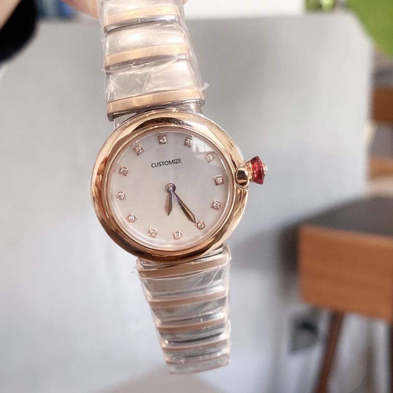 Wristwatches Customize 28mm Stainless Steel Dream Watch Round 12 Diamond Dial Full Cz Bezel Clock Snake Strap Sapphire Luxury Watches, No.7
Wristwatches Customize 28mm Stainless Steel Dream Watch Round 12 Diamond Dial Full Cz Bezel Clock Snake Strap Sapphire Luxury Watches, No.7