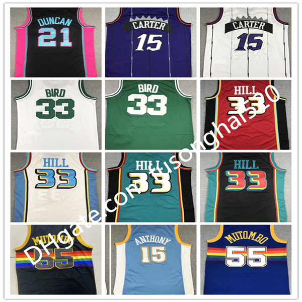 Mitchell and Ness Retro Basketball Johnson Dikembe Mutombo 55 Tim Duncan 21 Vince Carter Carmelo Anthony Larry Bird 33 Grant Hill Jerseys In Stock, Black;red
Mitchell and Ness Retro Basketball Johnson Dikembe Mutombo 55 Tim Duncan 21 Vince Carter Carmelo Anthony Larry Bird 33 Grant Hill Jerseys In Stock, Black;red