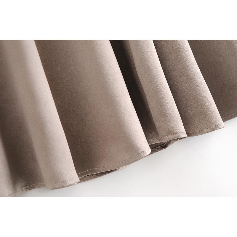 Winter Pencil Skirt womens Autumn Silk Satin Texture High Waist For women Elegant Midi Office Lady 210508