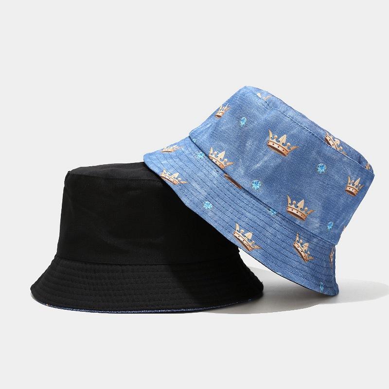 Wide Brim Hats Cotton Crown Print Bucket Hat Fisherman Outdoor Travel Sun Cap For Women 275, Blue
Wide Brim Hats Cotton Crown Print Bucket Hat Fisherman Outdoor Travel Sun Cap For Women 275, Blue
