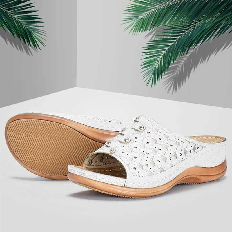 Women Low Heel Mujer Shoes Summer Solid Open Toe Comfy Slippers Plus Size Casual Wedges Thick Bottom Non Slip Sandals Y0721, Light gray
Women Low Heel Mujer Shoes Summer Solid Open Toe Comfy Slippers Plus Size Casual Wedges Thick Bottom Non Slip Sandals Y0721, Light gray