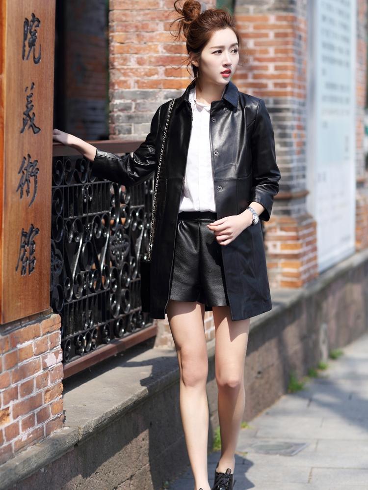 Women's Leather & Faux Real Women 2021 Elegant Jacket Spring Autumn Trench Coat Slim Chaqueta Cuero Mujer 2026 Pph502, Black
Women's Leather & Faux Real Women 2021 Elegant Jacket Spring Autumn Trench Coat Slim Chaqueta Cuero Mujer 2026 Pph502, Black