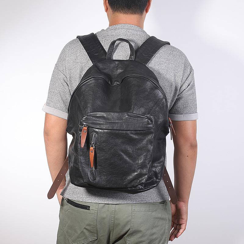Retro Fashion Natural Real Leather Men Shoulder Bag Head Layer Cowhide Backpack Travel Leisure School Business Computer
Retro Fashion Natural Real Leather Men Shoulder Bag Head Layer Cowhide Backpack Travel Leisure School Business Computer