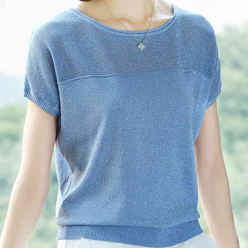 Blusas Mujer Blouses Top Femme Tops Women Short Sleeve Blouse Women Blusas Mujer De Moda Hollow Knitted Blouse Shirt E808 210602, Pink
Blusas Mujer Blouses Top Femme Tops Women Short Sleeve Blouse Women Blusas Mujer De Moda Hollow Knitted Blouse Shirt E808 210602, Pink
