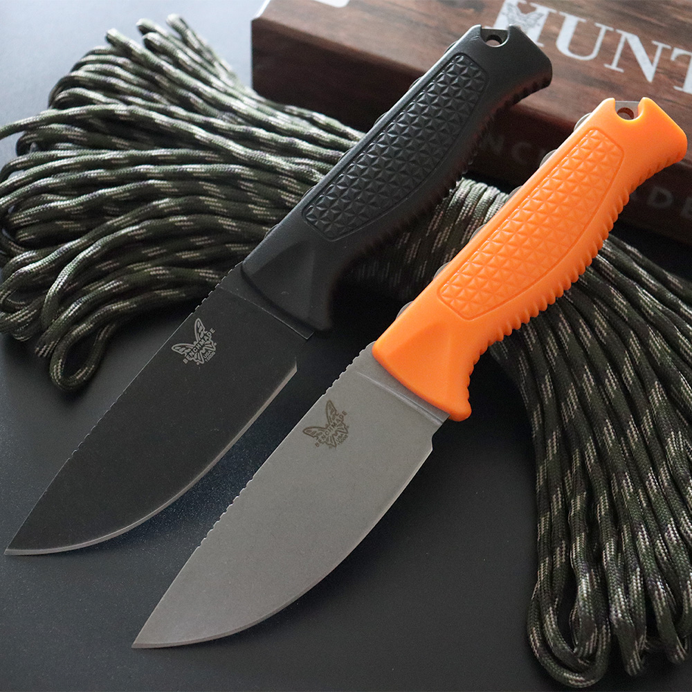 New Arrivals BM 15006 Hunt Steep Country Fixed Blade Knife Outdoor Camping Survival Fruit Cutting EDC 15500 140 133 175 176 940 535 Short Straight KNIVES
New Arrivals BM 15006 Hunt Steep Country Fixed Blade Knife Outdoor Camping Survival Fruit Cutting EDC 15500 140 133 175 176 940 535 Short Straight KNIVES