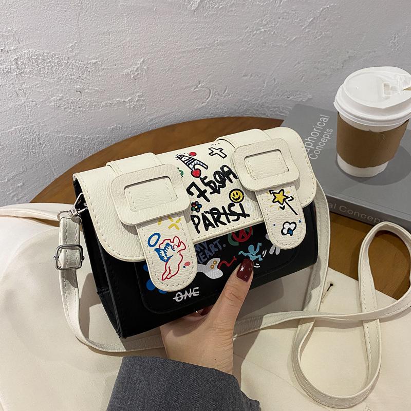 Cross Body 2021 Women's Shoulder Bag Graffiti Small Square Bags Fashion All-Match Crossbody Cambridge Ladies Wallets Daily Outing, Black
Cross Body 2021 Women's Shoulder Bag Graffiti Small Square Bags Fashion All-Match Crossbody Cambridge Ladies Wallets Daily Outing, Black