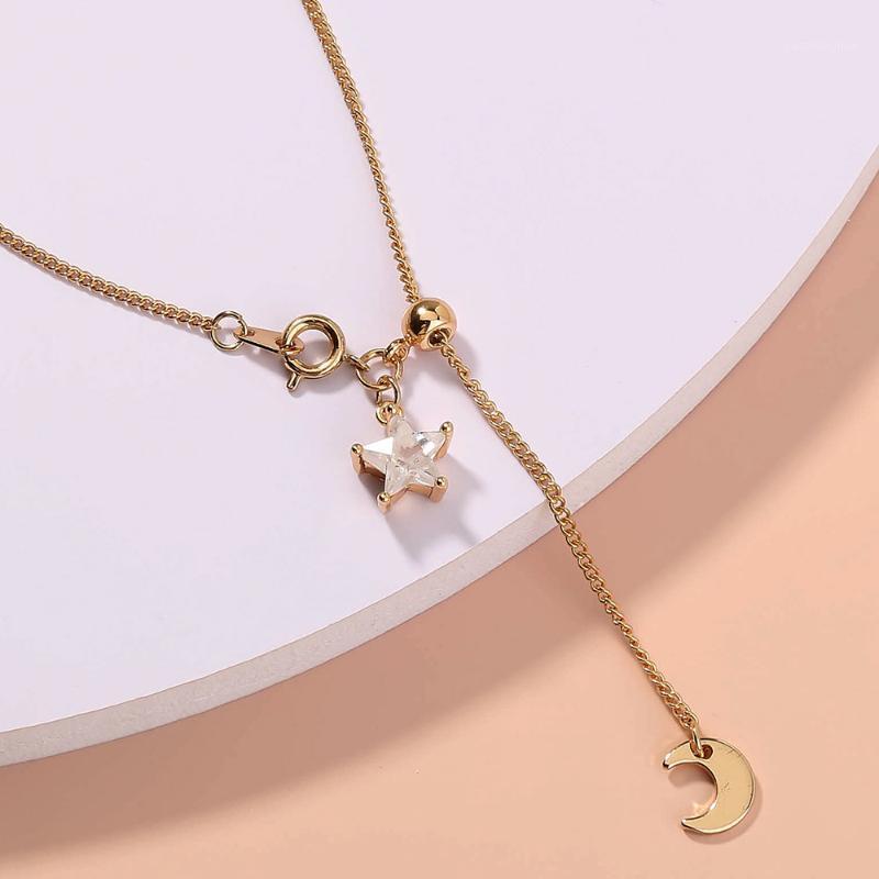 Pendant Necklaces Fashion Zircon Star Metal Crescent Moon Bauble Necklace Accessories Party Gift For Women, Silver
Pendant Necklaces Fashion Zircon Star Metal Crescent Moon Bauble Necklace Accessories Party Gift For Women, Silver