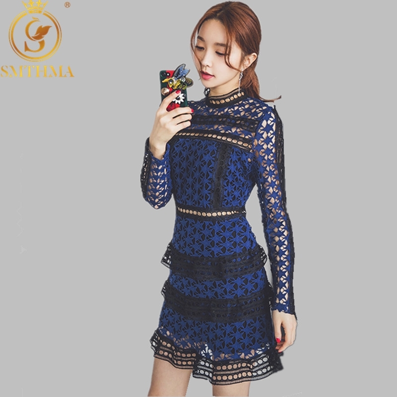 HIGH QUALITY est Summer Self Portrait Dress Women's Long Sleeve Hollow Out Cascading Lace 210520, Picture color
HIGH QUALITY est Summer Self Portrait Dress Women's Long Sleeve Hollow Out Cascading Lace 210520, Picture color