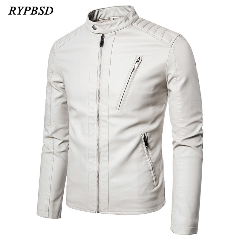 Mens Vintage Motorcycle Jacket Autumn Stand Collar Fashion Harajuku Zipper Windproof Biker Faux Leather Jacket Men Bomber 211111, Creamy white
Mens Vintage Motorcycle Jacket Autumn Stand Collar Fashion Harajuku Zipper Windproof Biker Faux Leather Jacket Men Bomber 211111, Creamy white