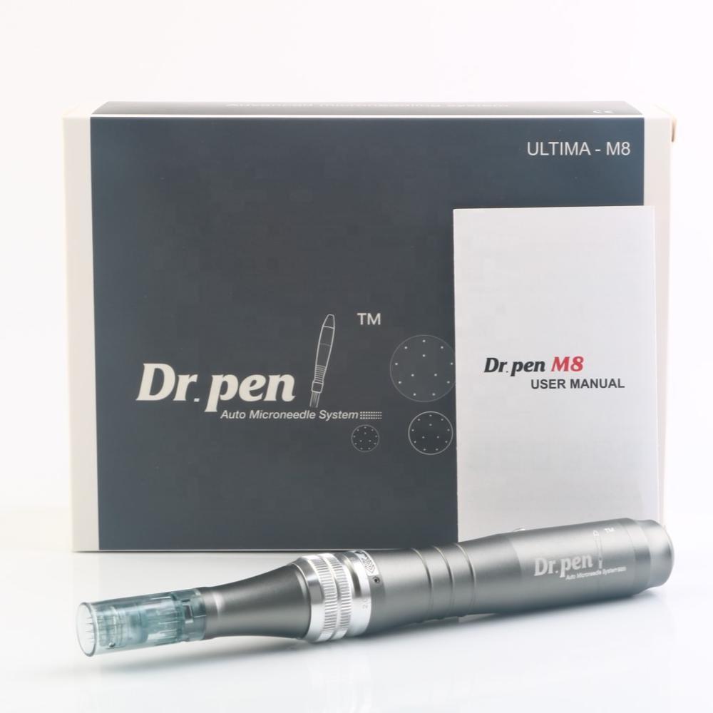 No-Needle Mesotherapy Device 6 level speed LED Dr pen M8 for skin care Professional Painless